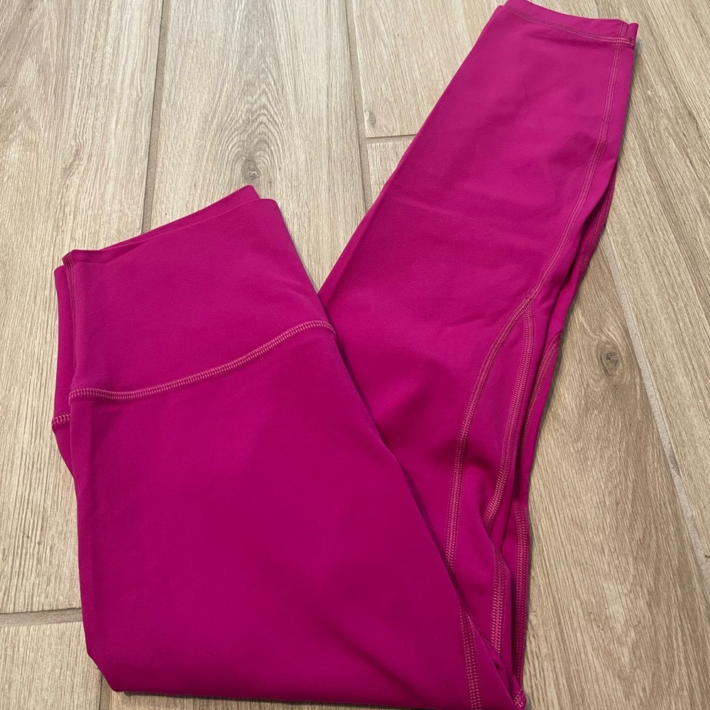 Lululemon Align High Rise Pants 25” Ripened Raspberry Sz 6 - Picture 5 of 9